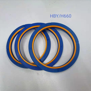 Hallite H660 HBY-45 ဟိုက်ဒရောလစ်ဆလင်ဒါတံ၏ Buffer တံဆိပ် HBY ဆီတံဆိပ်